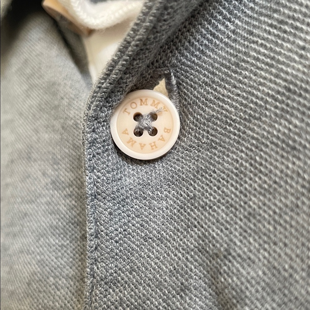 Tommy Bahama Gray Polo with Embroidered Logo - Picture 5 of 10